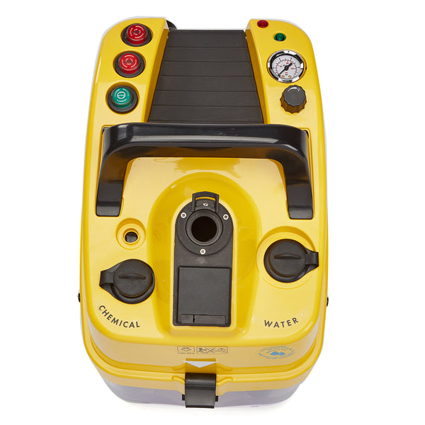 Vaporlux F-5 vapor steam cleaning machine top view
